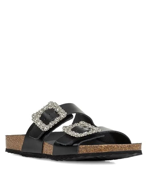 Sandali Con Decorazione di Geox in Black