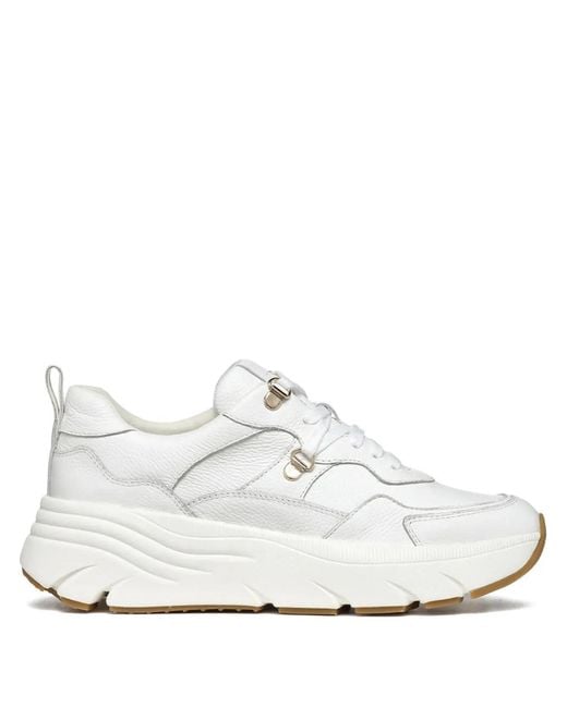 Geox White 55Mm Diamanta Sneakers