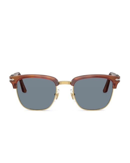Persol Blue Square-Frame Sunglasses