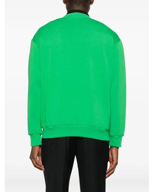 Notrainproof Green Crew-Neck Sweatshirt for men