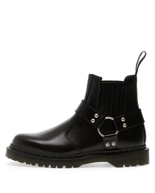 Dr. Martens Black 2976 Harness Biker Boots