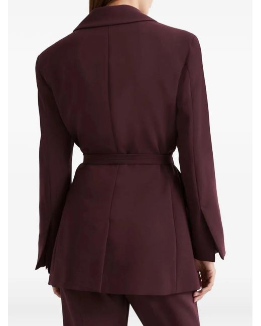 Marella Purple Belted Blazer