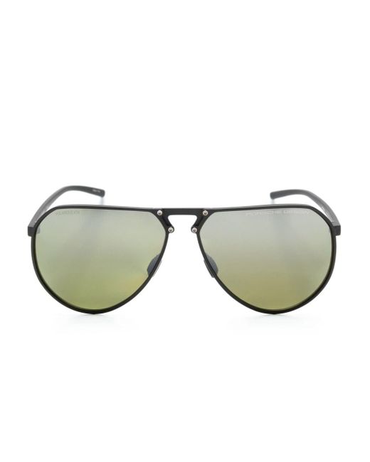 Porsche Design Black P'8938 Pilot-frame Sunglasses for men