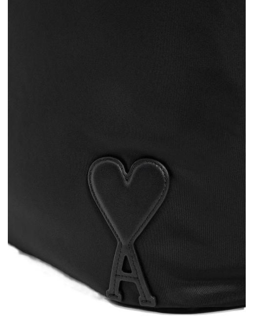 AMI Marcel Canvas Shopper in het Black