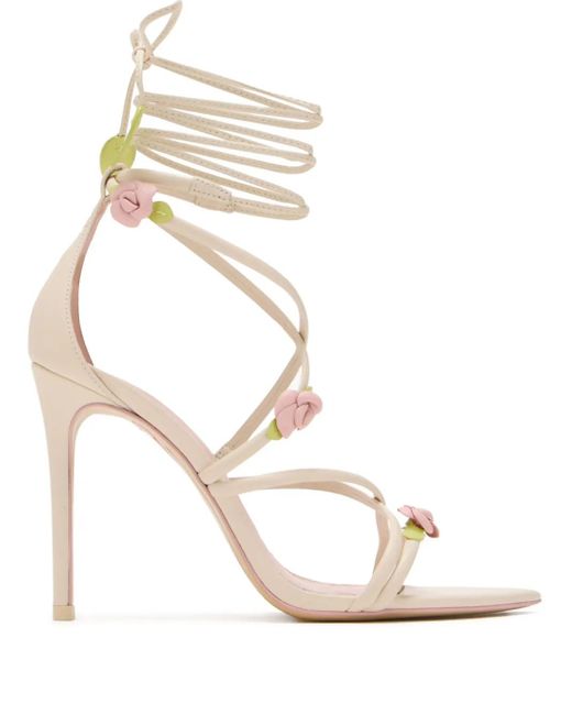 Sophia Webster White 100Mm Rosette Sandals