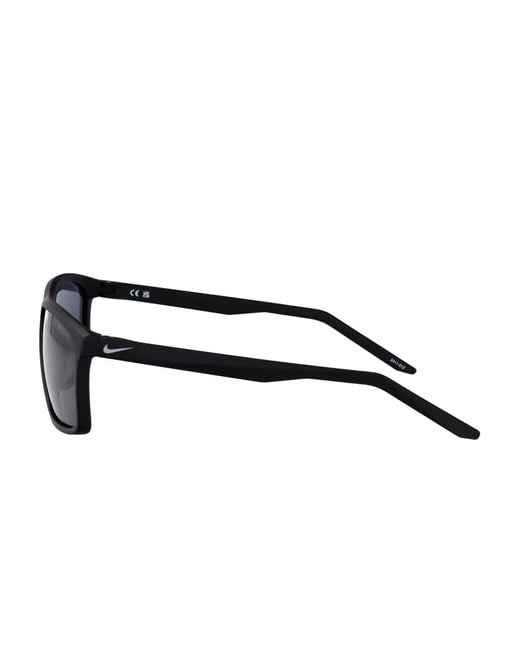 Nike Blue Fire Square-Frame Sunglasses for men