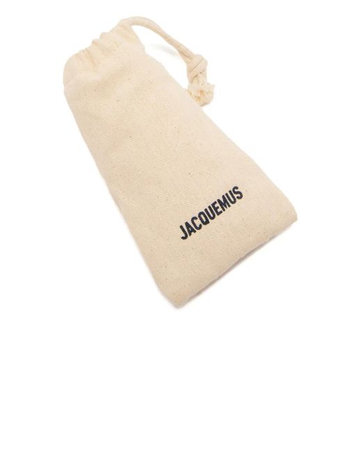 Jacquemus White The Curvo Sunglasses