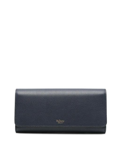 Mulberry Blue Leather Wallet