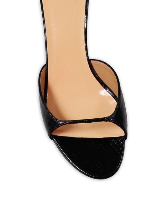 Francesco Russo Metallic Cutout Sandals