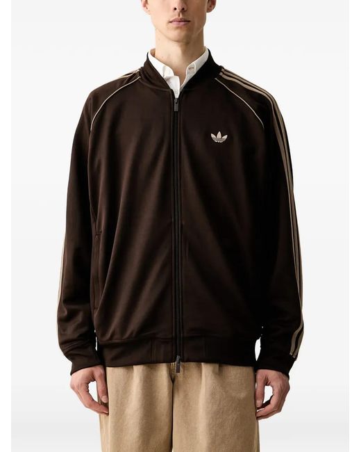 Adidas Black Sst Adicolor Classics Loose Tracktop for men