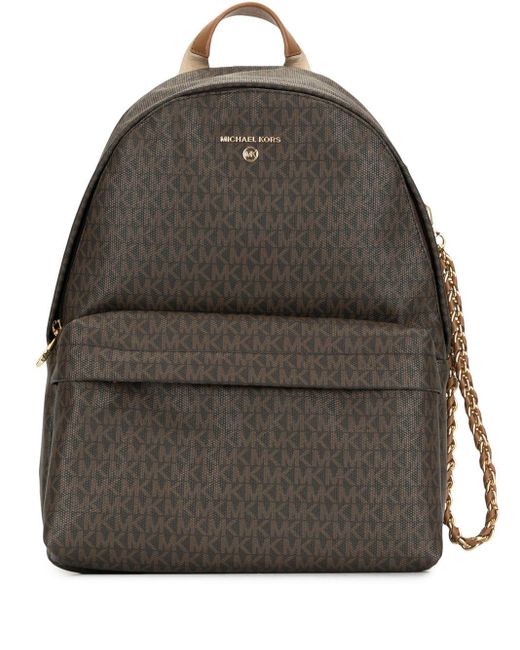 michael kors monogram backpack