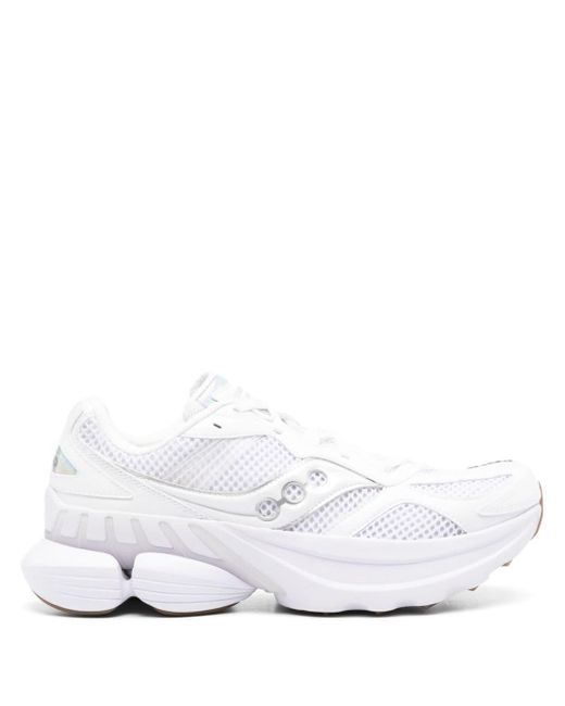 Saucony Grid Nxt Mesh Sneakers in het White