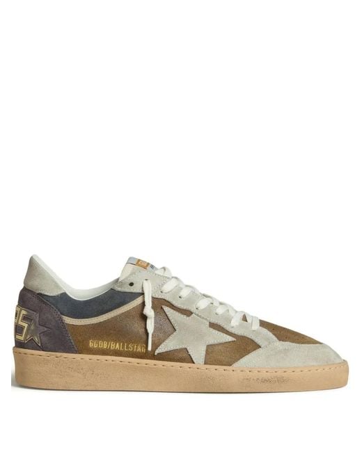 Golden Goose Deluxe Brand Brown Ball Star Leather Sneakers for men