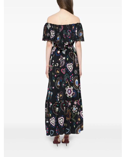 Camilla Black The Nubian Nights Kleid Mit Rüschen
