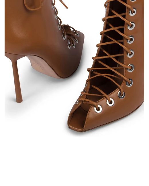 Le Silla Brown 100Mm Courtney Boots