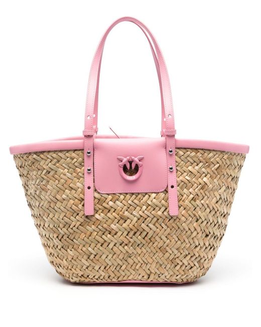 Grand sac à bandoulière à Love Summer Pinko en coloris Pink