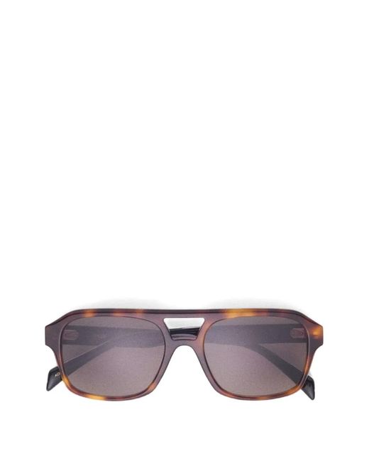 Maje Purple Pilot-Frame Sunglasses