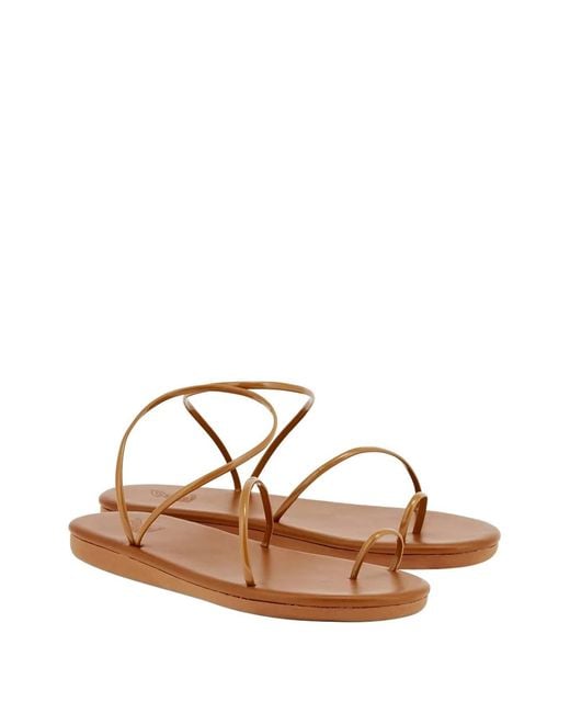 Ancient Greek Sandals White Sandales Kansiz À Design À Brides