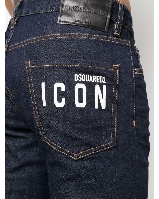 DSquared² Blue Be Icon Denim Jeans for men