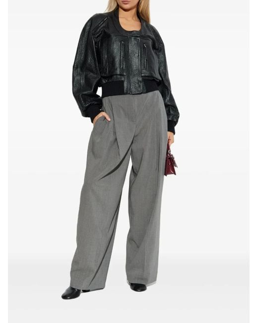 Jacquemus Black Leather Jackets
