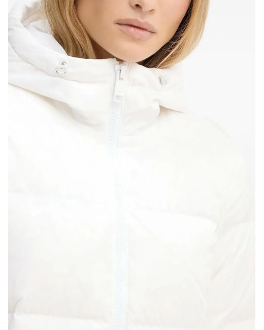 ARMANI EXCHANGE White Doudoune À Capuche