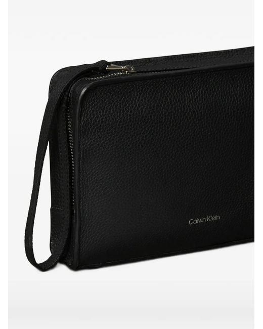 Calvin Klein Black Logo-Detail Wallet for men