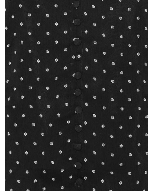 ROTATE BIRGER CHRISTENSEN Black Laceband Camisole