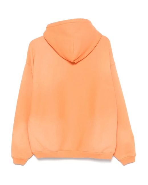 Stussy Stu Hoodie in Orange | Lyst