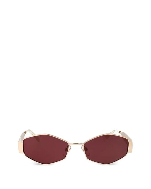 Marc Jacobs Metallic Geometric Sunglasses