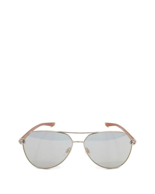 Nike Gray City Pilot-Frame Sunglasses