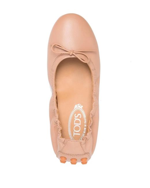 Tod's Pink Flat Shoes