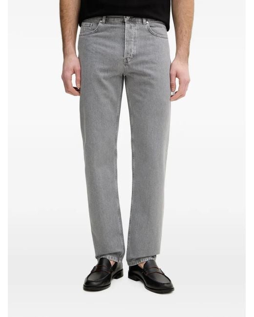 Trussardi Gray 390 Straight Jeans for men