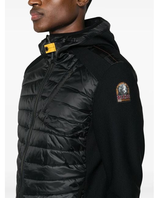 Parajumpers Black Nolan Padded Jacket for men