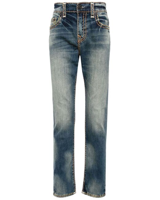 Jeans skinny Rocco Super T di True Religion in Blue da Uomo
