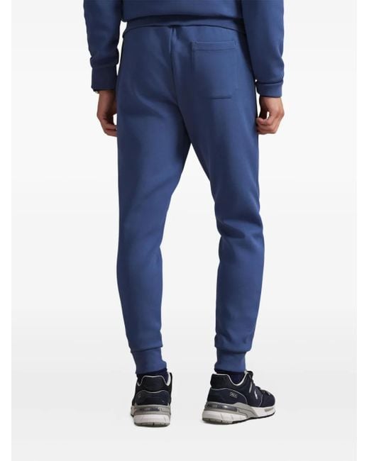 Polo Ralph Lauren Blue Drawstring Logo-Detail Track Pants for men