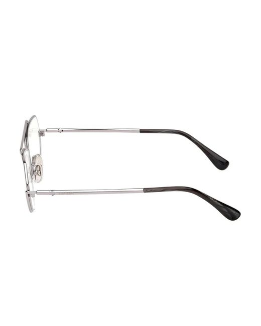 Max Mara Natural Geometric-Frame Glasses