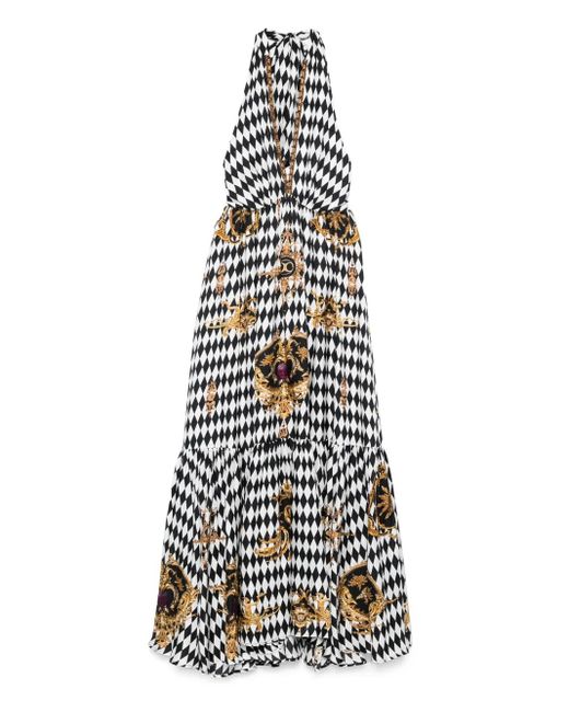 Camilla White Monarchy Mania Maxi Dress