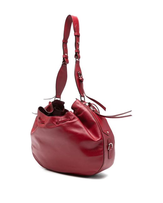 Isabel Marant Red Drawstring Shoulder Bag