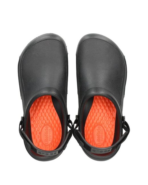 CROCSTM Black Bistro Pro Literide Clogs for men