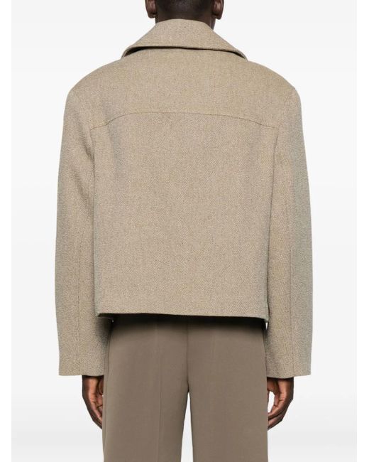 Jacquemus Jack Met Knoopsluiting in het Natural voor heren