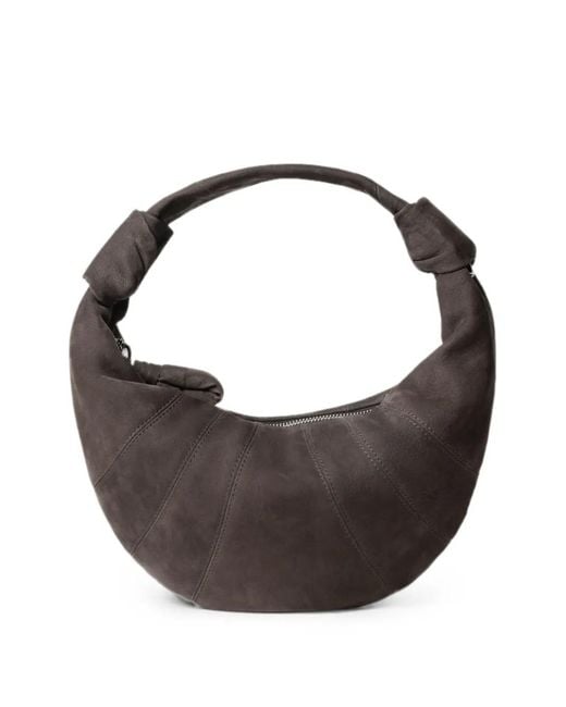 Lemaire Brown Mini Fortune Croissant Bag