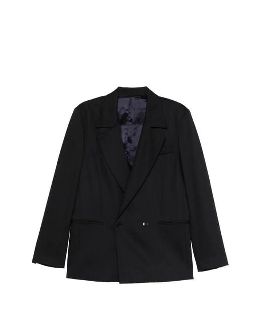 Costumein Black Donatien Double-Breasted Blazer for men