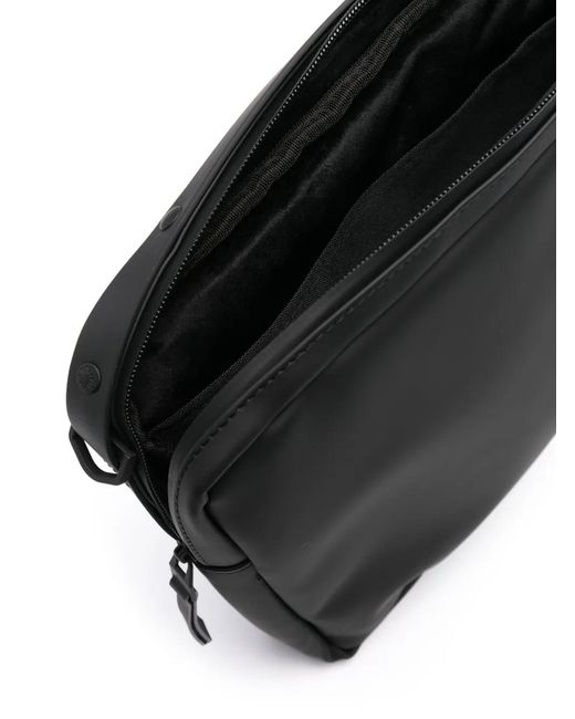 Rains Black Waterproof Laptop Case for men