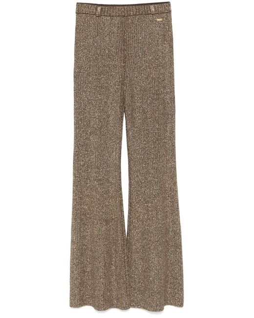 Tom Ford Natural Metallic-Threading Trousers