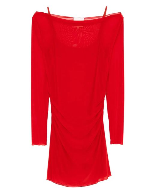 Reformation Red Reese Knit Dress