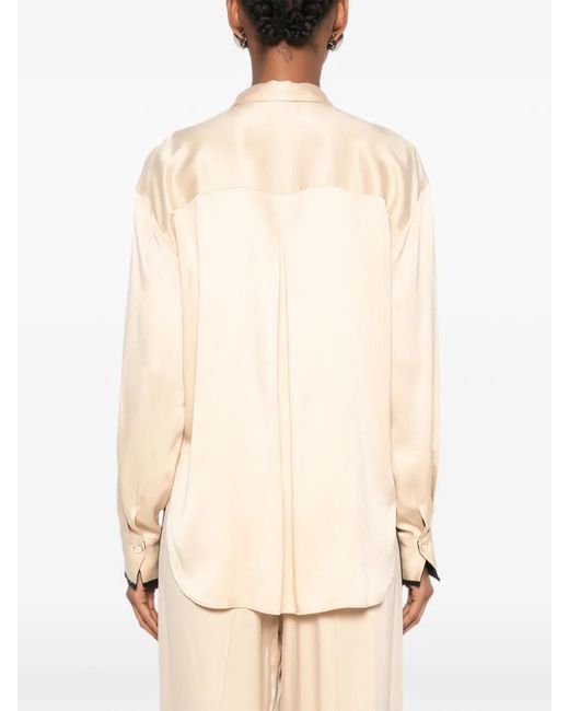 Forte_forte Natural Contrast-Trim Shirt