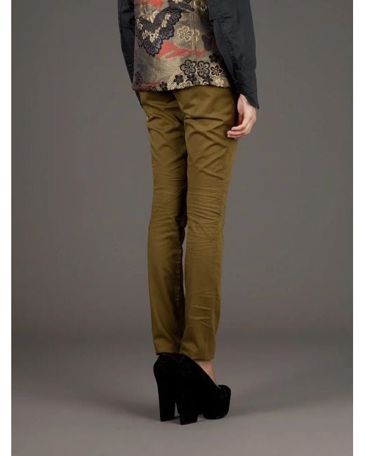 Maison Mihara Yasuhiro Green Skinny Chino
