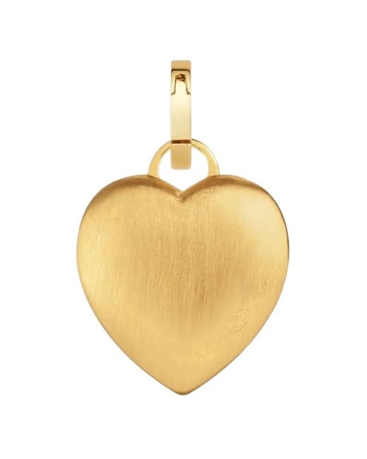 Marie Lichtenberg Metallic Diamond Heart-Pendant Necklace