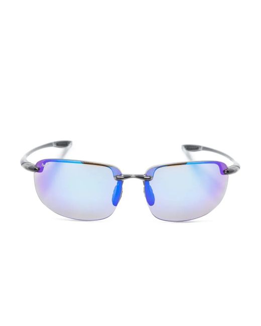 Maui Jim Blue Ho'Okipa Xl Sonnenbrille Im Biker-Look