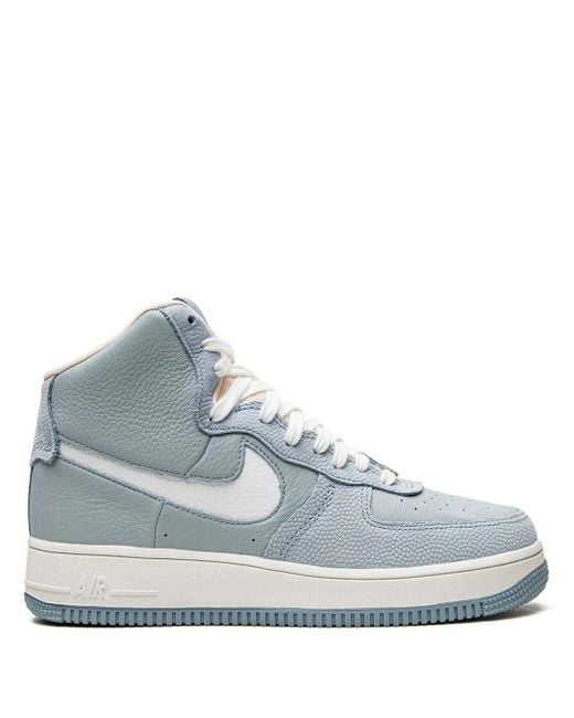 Nike Blue Air Force 1 High Sculpt "Worn" Sneakers